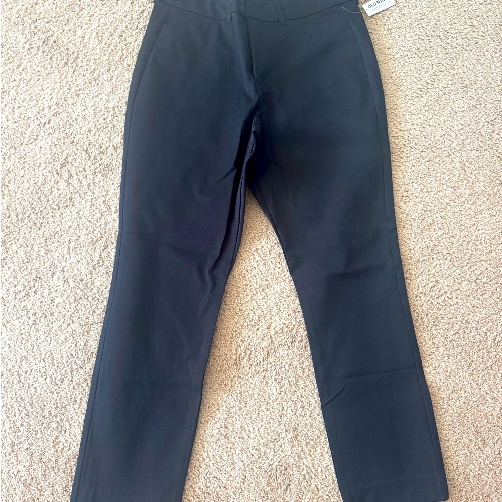 Black Straight-Leg Pants NWT old navy